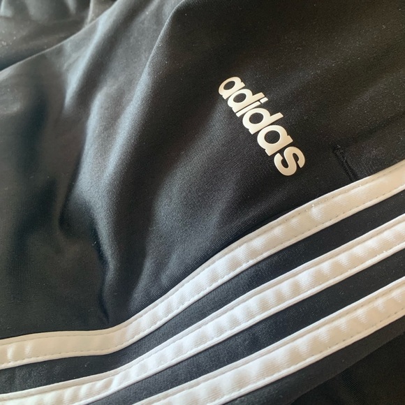 Adidas Black Track Pants With White Stripes - Picture 7 of 16